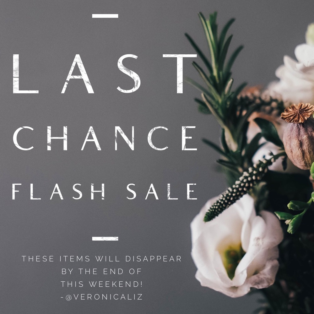 🚨 LAST CHANCE CLEARANCE SALE ENDS 2/7